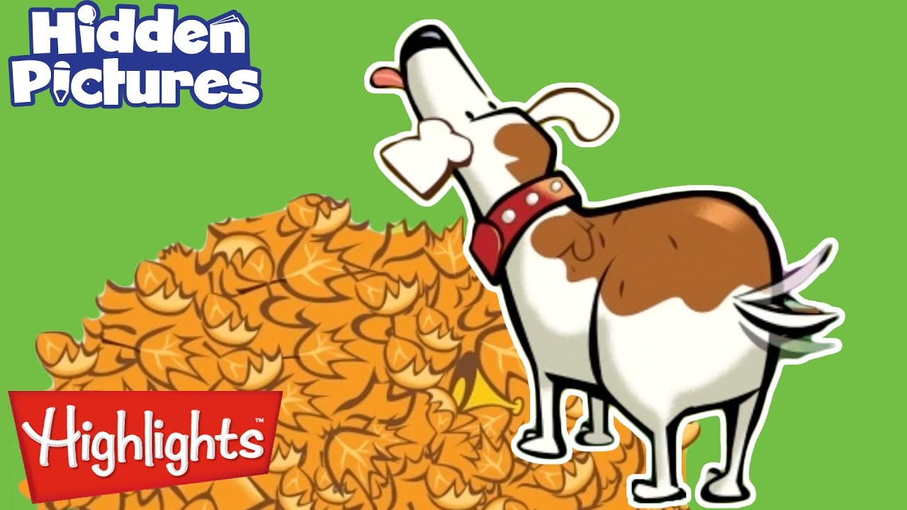 HAPPY DOG IN FALL | Hidden Pictures Puzzles | Kids Videos | Highlights