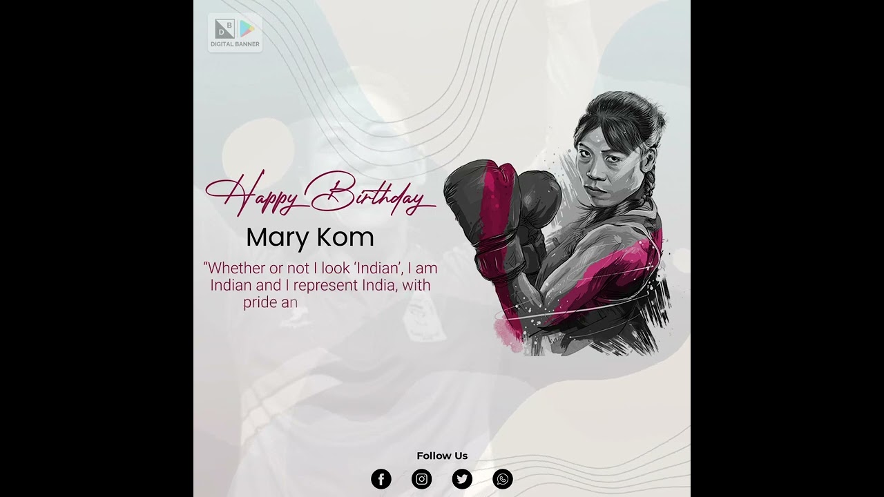 🎂 Happy Birthday Mary Kom 🎂 #marykom #birthday #happybirthday #olympics #marykom
