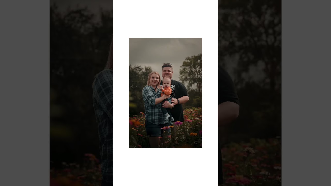 How To Take Family Portraits with a Baby! #shorts