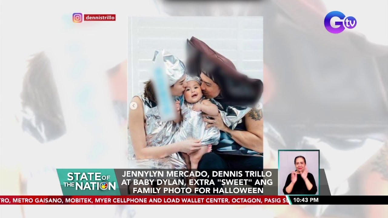 Jennylyn Mercado, Dennis Trillo at Baby Dylan, extra "sweet" ang family photo for Halloween | SONA