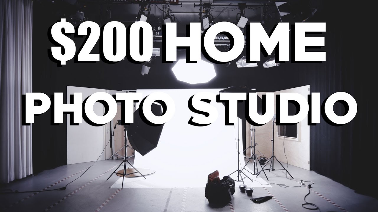 Portrait Studio – How to Set Up a Home Photography Studio for Under $200