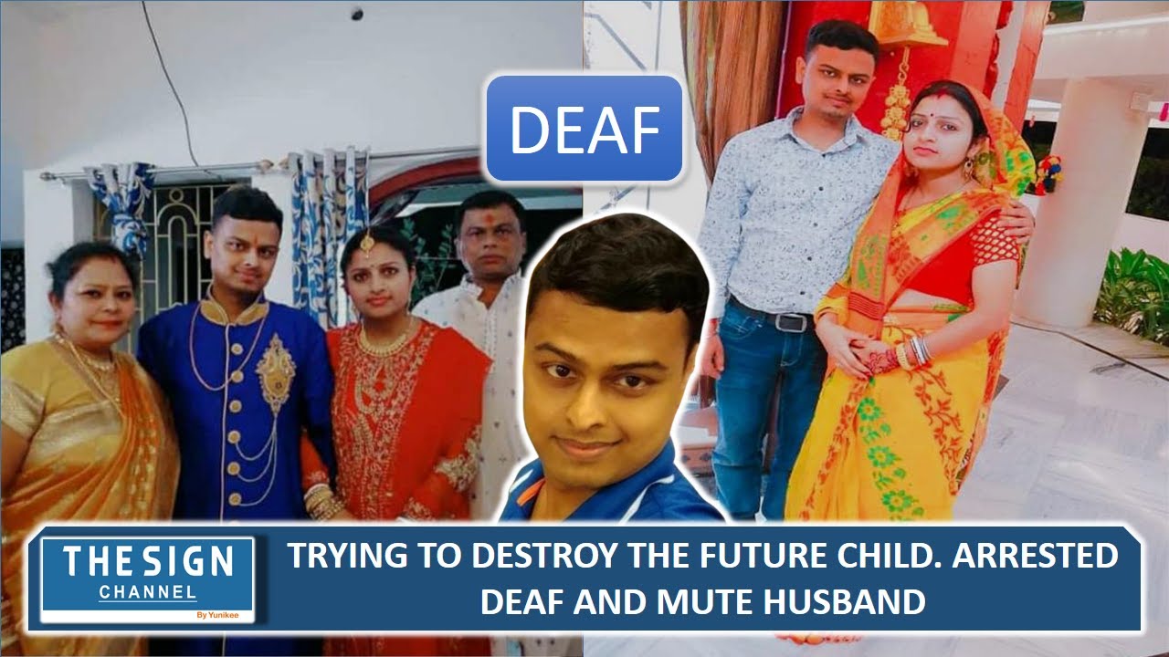 Trying to destroy the future child- arrested Deaf and mute husband