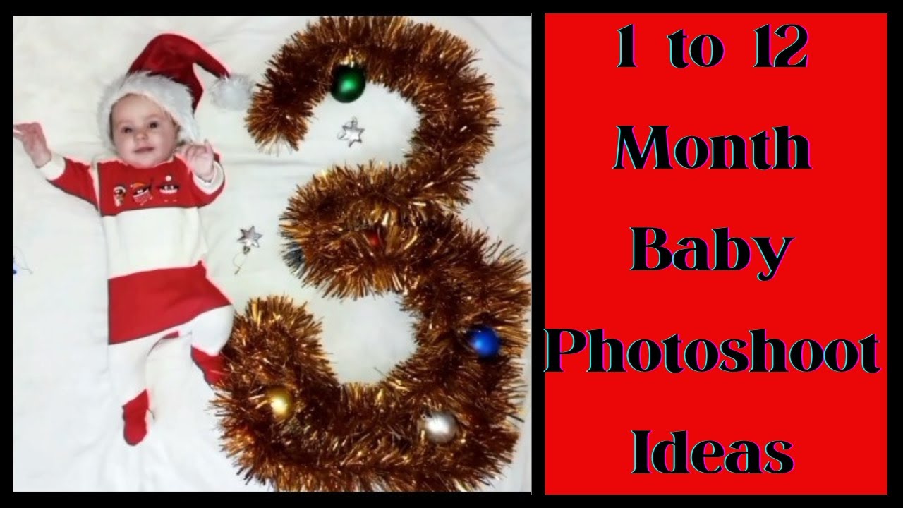 1 to 12 Month Baby Photoshoot Ideas| Baby Photoshoot Ideas at Home | Baby Boy Photo | Kenvi Creation