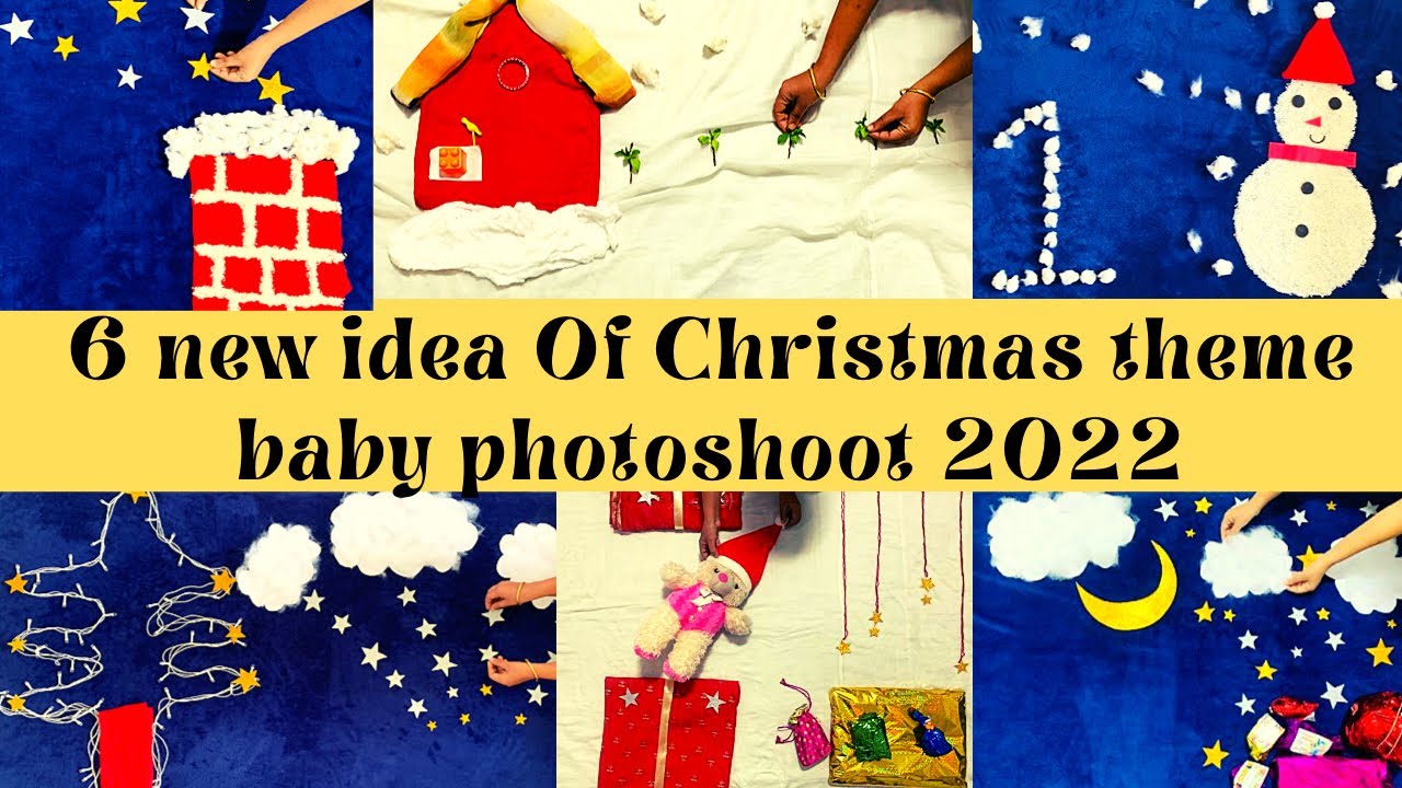6 Latest Christmas theme Baby Photoshoot idea|Baby photoshoot ideas|Christmas theme photoshoot 2022