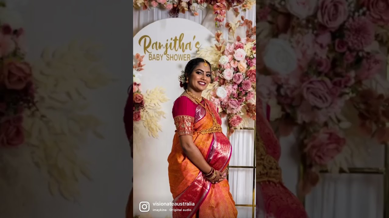 Baby Shower Photography | Valaikaapu | Godh Bharai | Melbourne @VisionateStudio