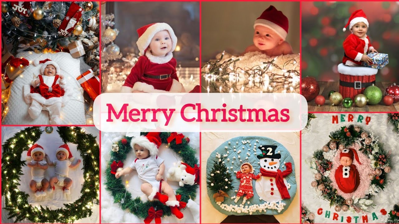 Christmas🎄Theme Baby Photoshoot Ideas | 25 December Baby Photoshoot | Santa Clause|Merry Christmas