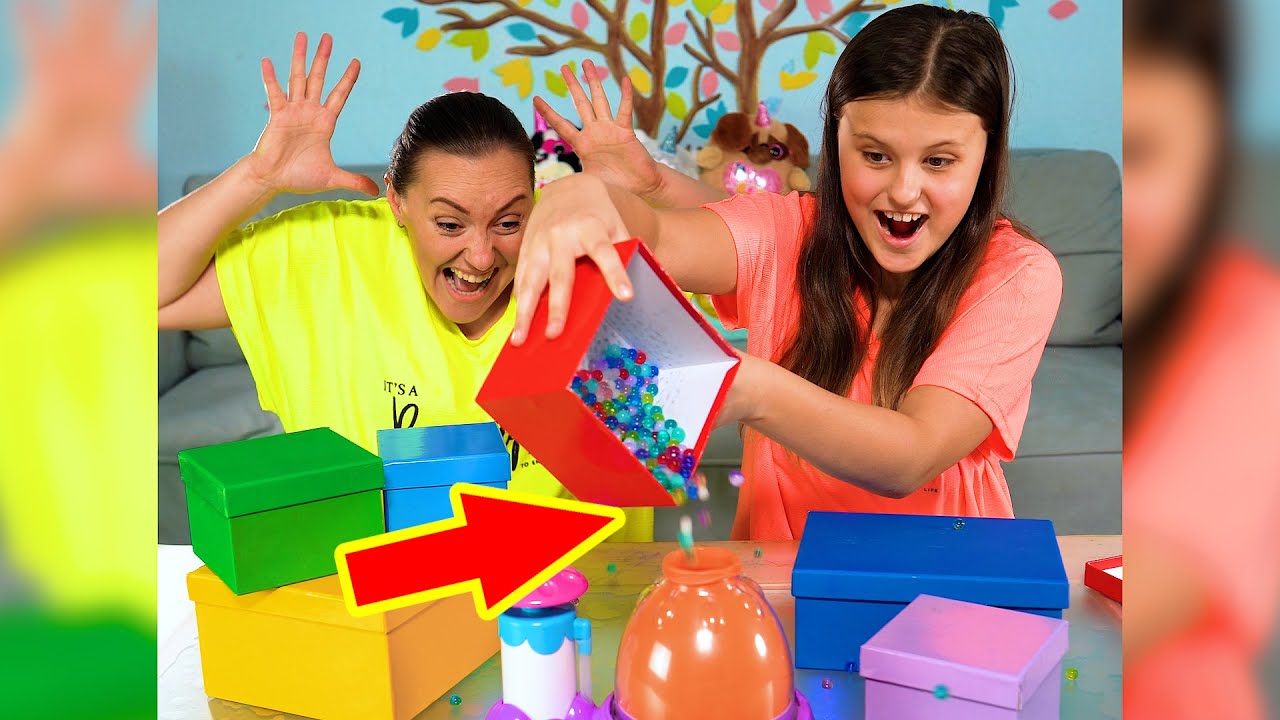 Crazy Balloon Challenge #FamilyBooms #shorts