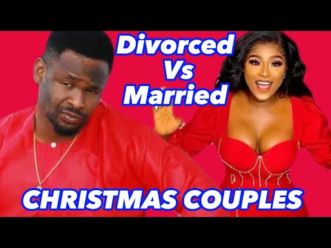 Divorced, Vs Married Celebrities Christmas Family Photos #divorce #christmas