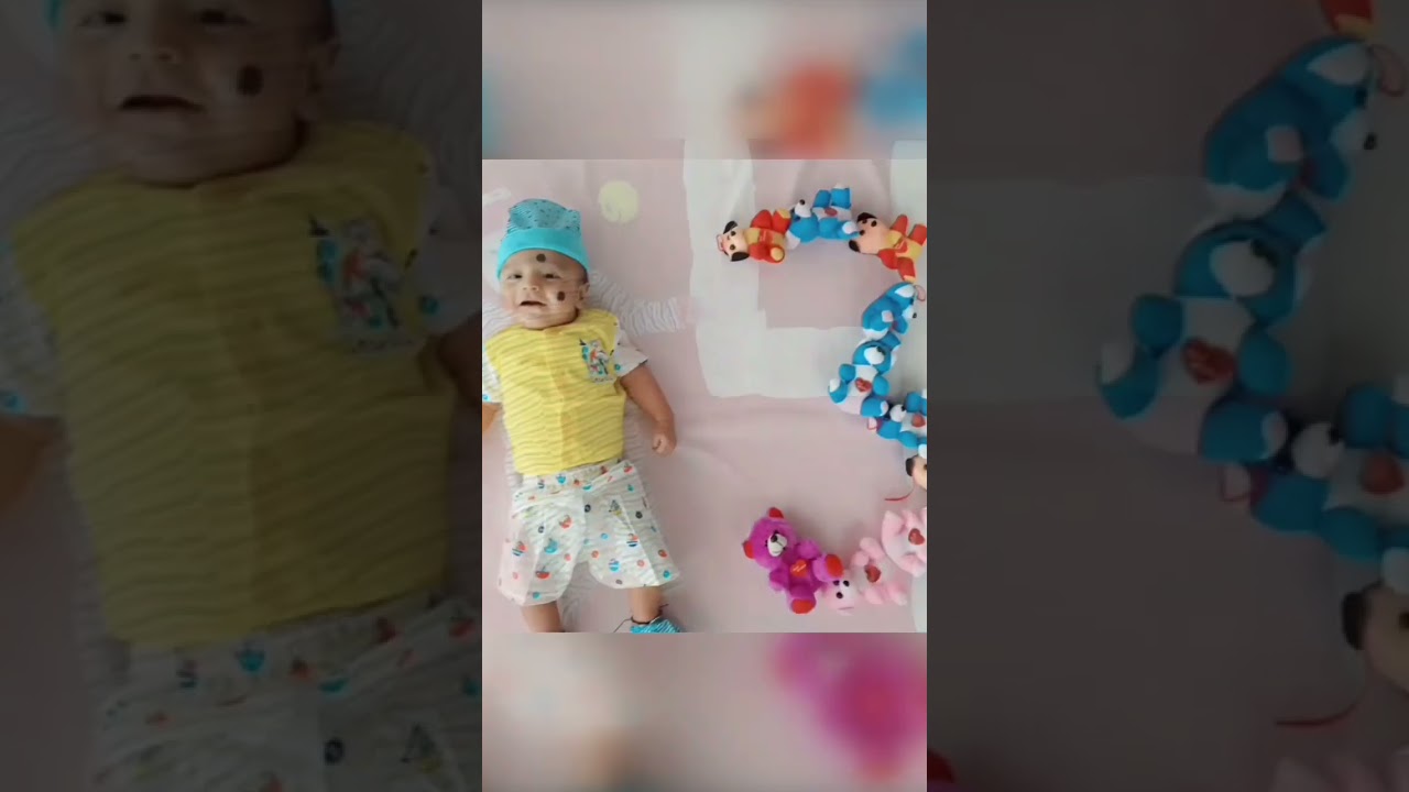 First day to half birthday photo collection#baby#shorts#trending#ytshorts