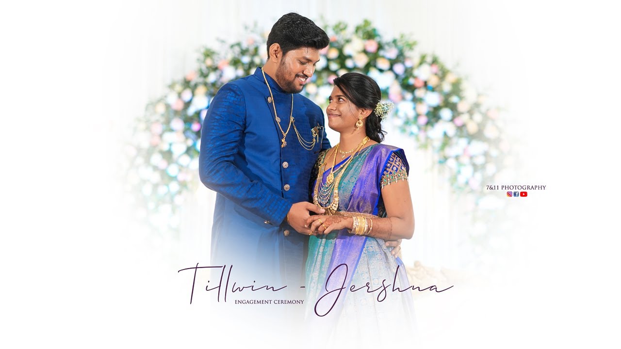 Tillwin & Jersha I The Grand Nagercoil Christian Engagement Moments I 7&11 Photography