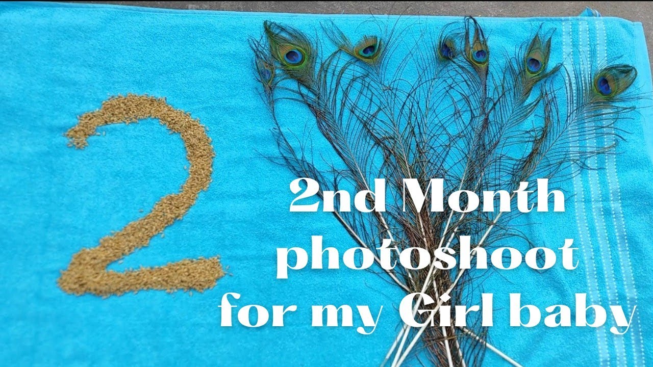 2nd month photoshoot for my child//Photoshoot for kids//Monthly photoshoot ideas