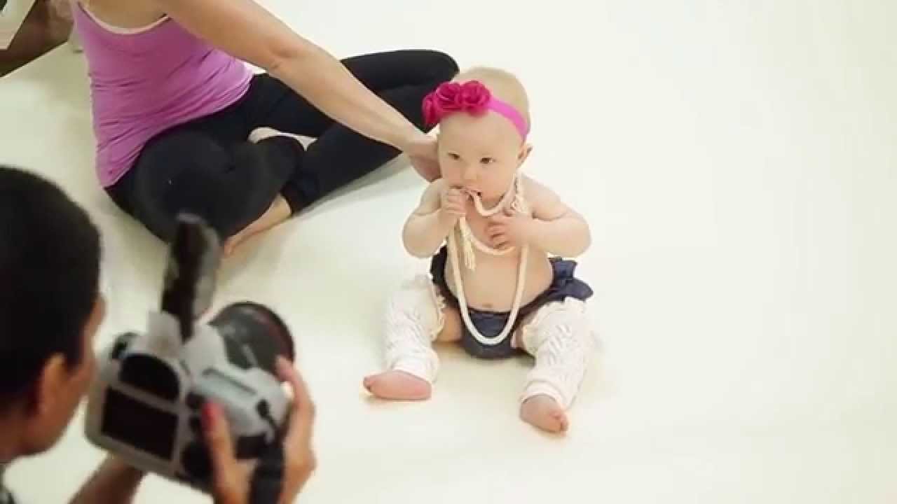 7 month Baby Girl Studio Photoshoot with Ana Brandt