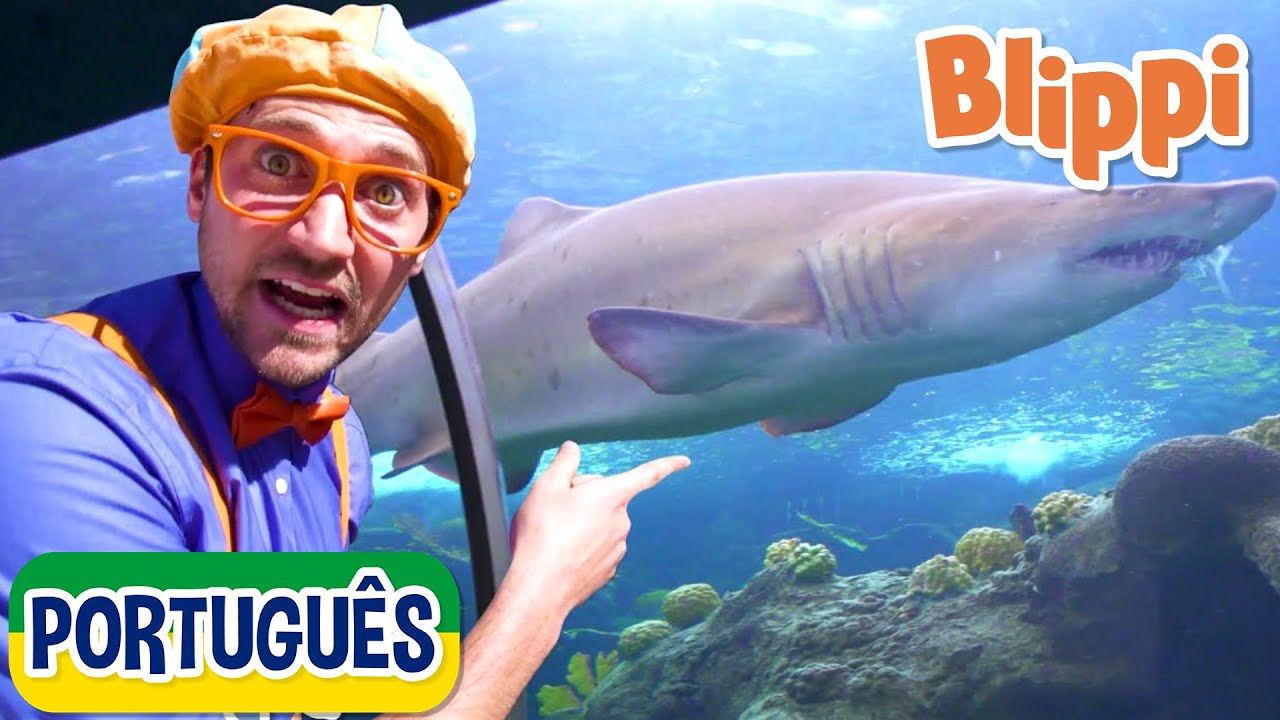 Blippi Português Blippi Visita um Aquário (Ody Aquarium) | Vídeos Educativos para Crianças