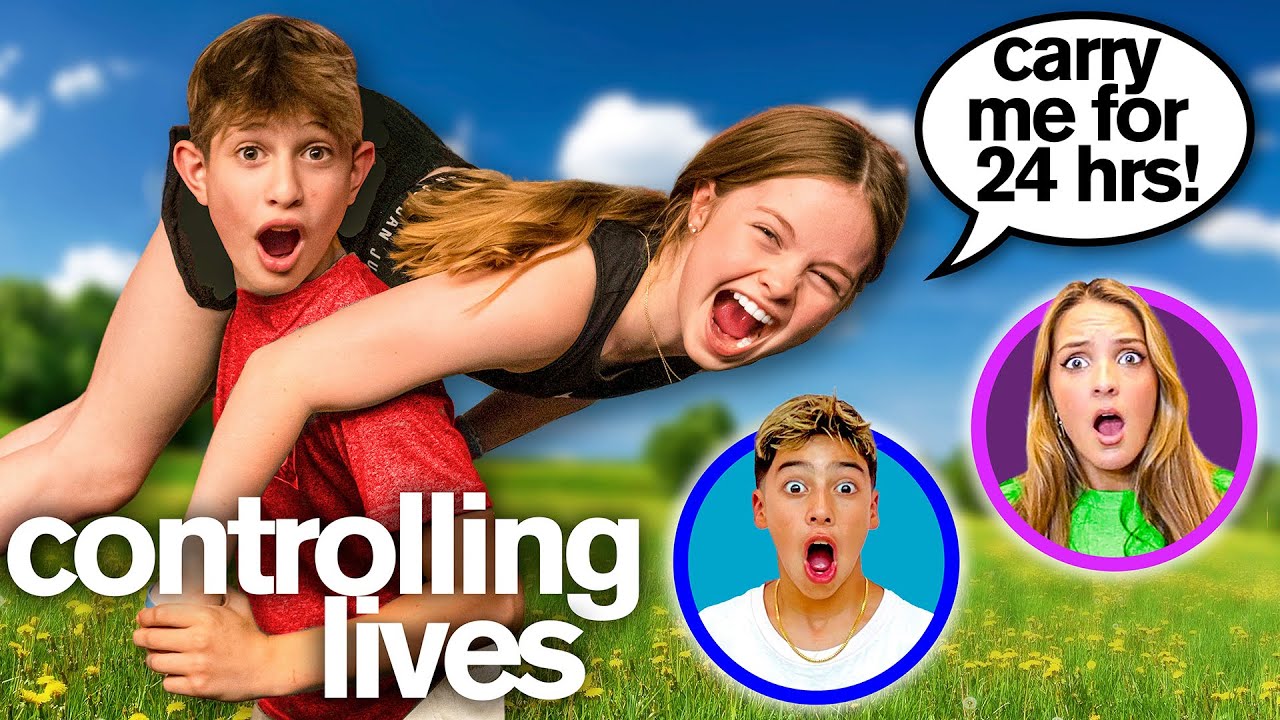 CONTROLLING 10 YOUTUBERS LIVES in 24 HOURS! (ft/ Royalty Fam, Ben Azelart, Dhar Mann)