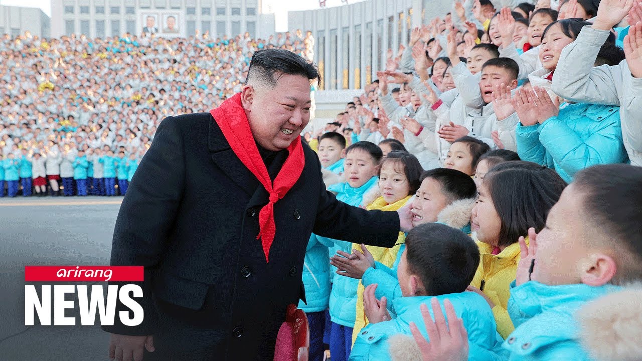 Kim Jong-un visits predecessor's mausoleum, takes pictures with Korean Children's Union on New …