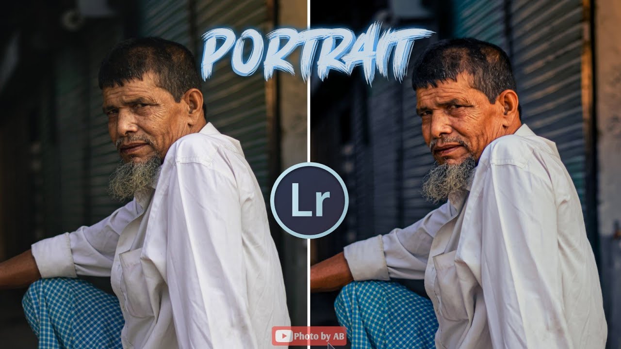Lightroom Tutorial for Portrait Photos | Portrait Photo Editing | Lightroom Effects |@photobyab