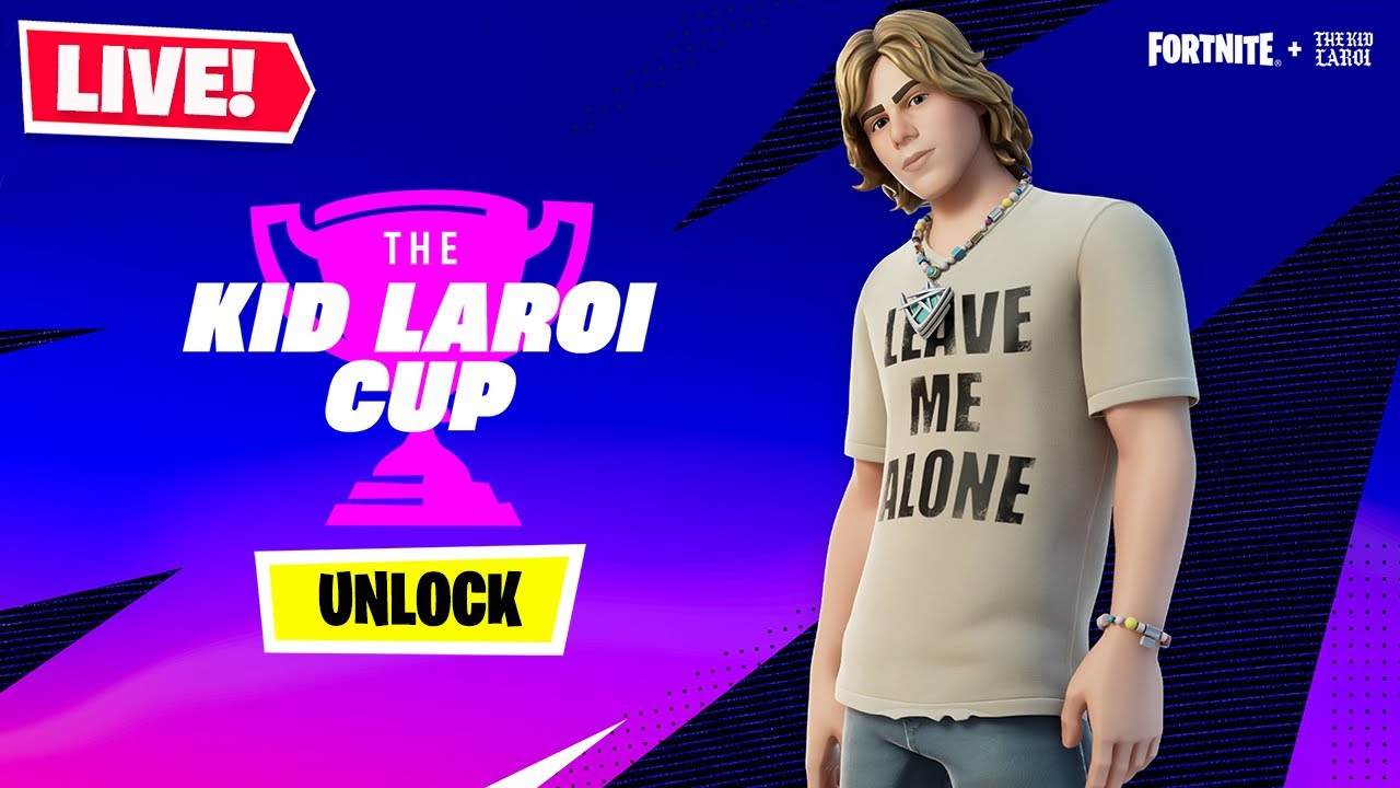 Unlocking KID LAROI Skin EARLY in Fortnite!