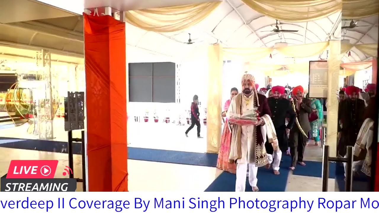 🛑🛑Wedding live  ||Happy Ceremony II Vasal & Sanovardeep II  Mani Singh Photography Ropar