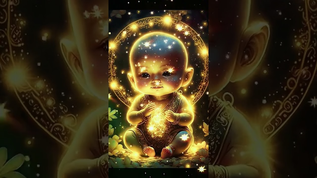 A photo of a young child with strong lighting #shorts #baby #newborn #viral #womb #trending #child