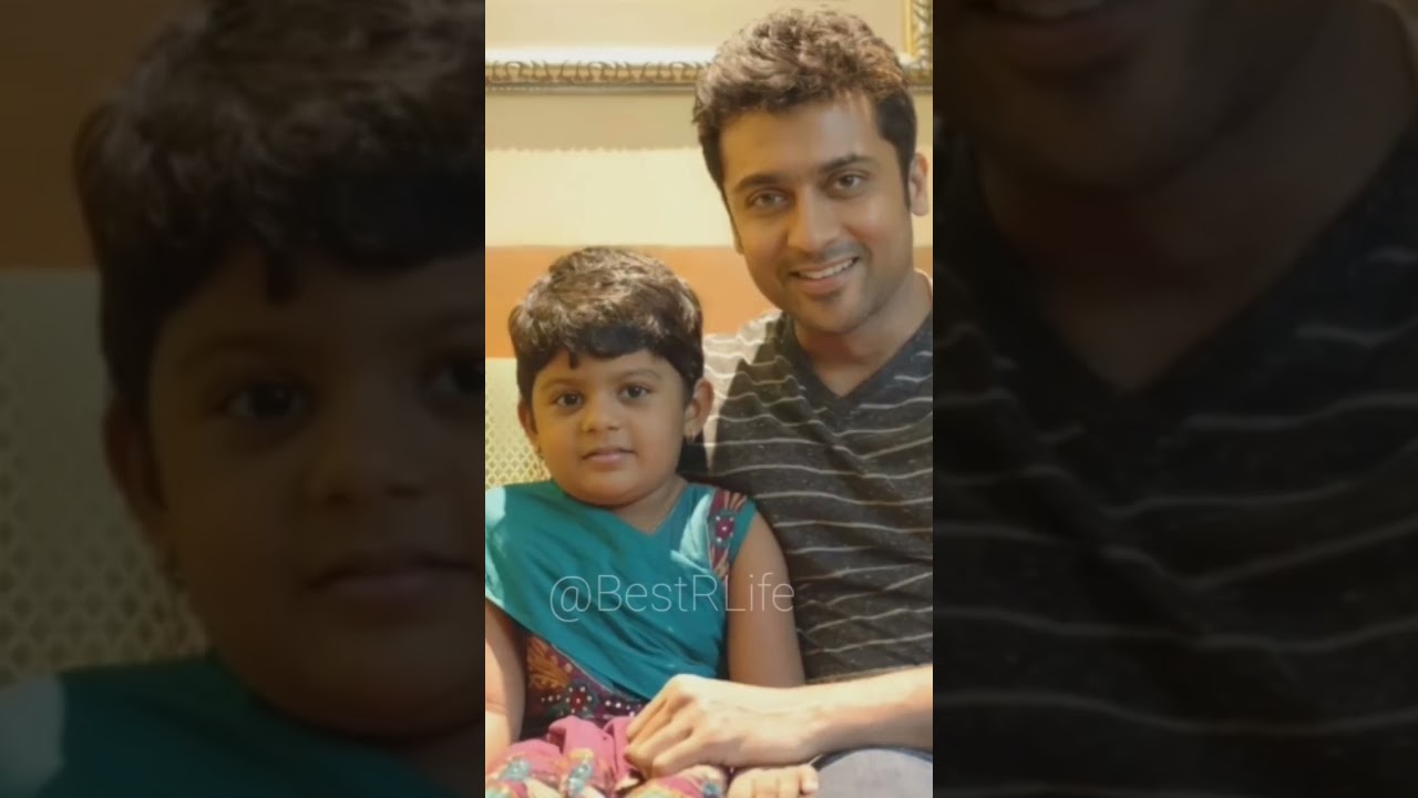 Actor Surya With Lovely Kids Photos๐จโ๐ฉโ๐งโ๐ฆ๐๐๐๐Beti Diya /Bata Dev #surya #jyotika #anna #shorts