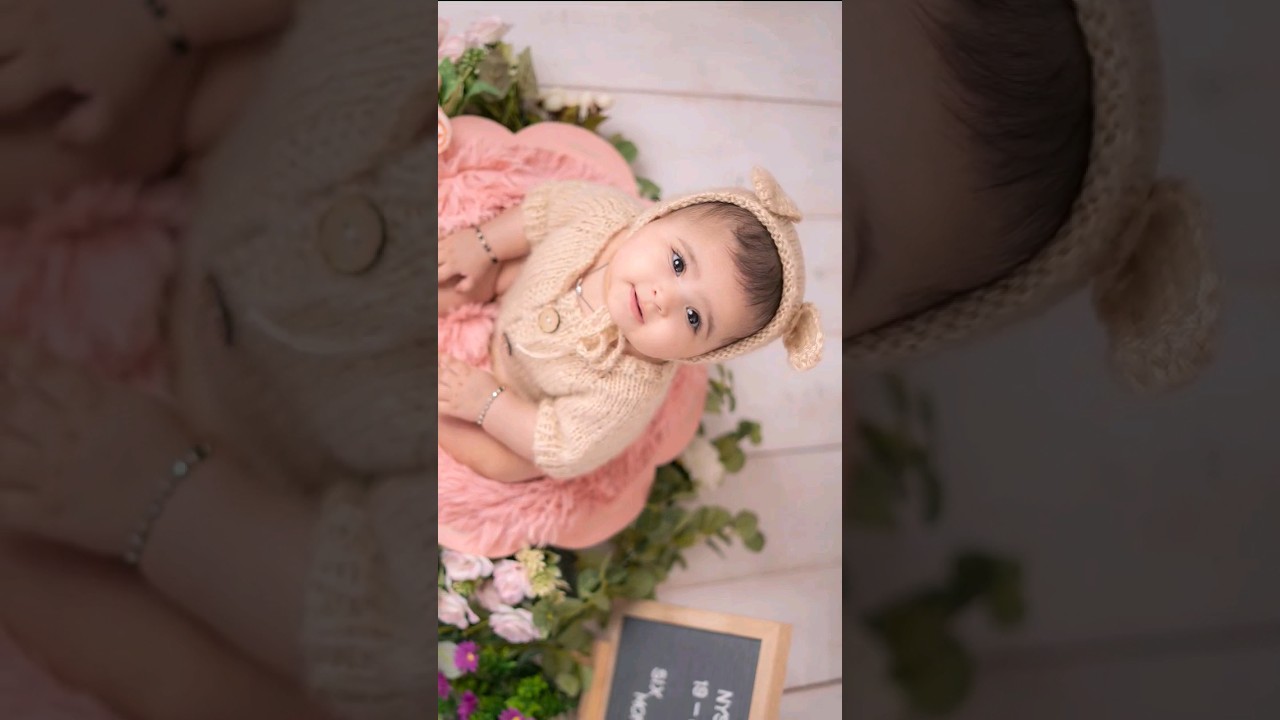 Chubby Baby Girl Photoshoot 📸😍❤ #babyphotography #photographyshorts