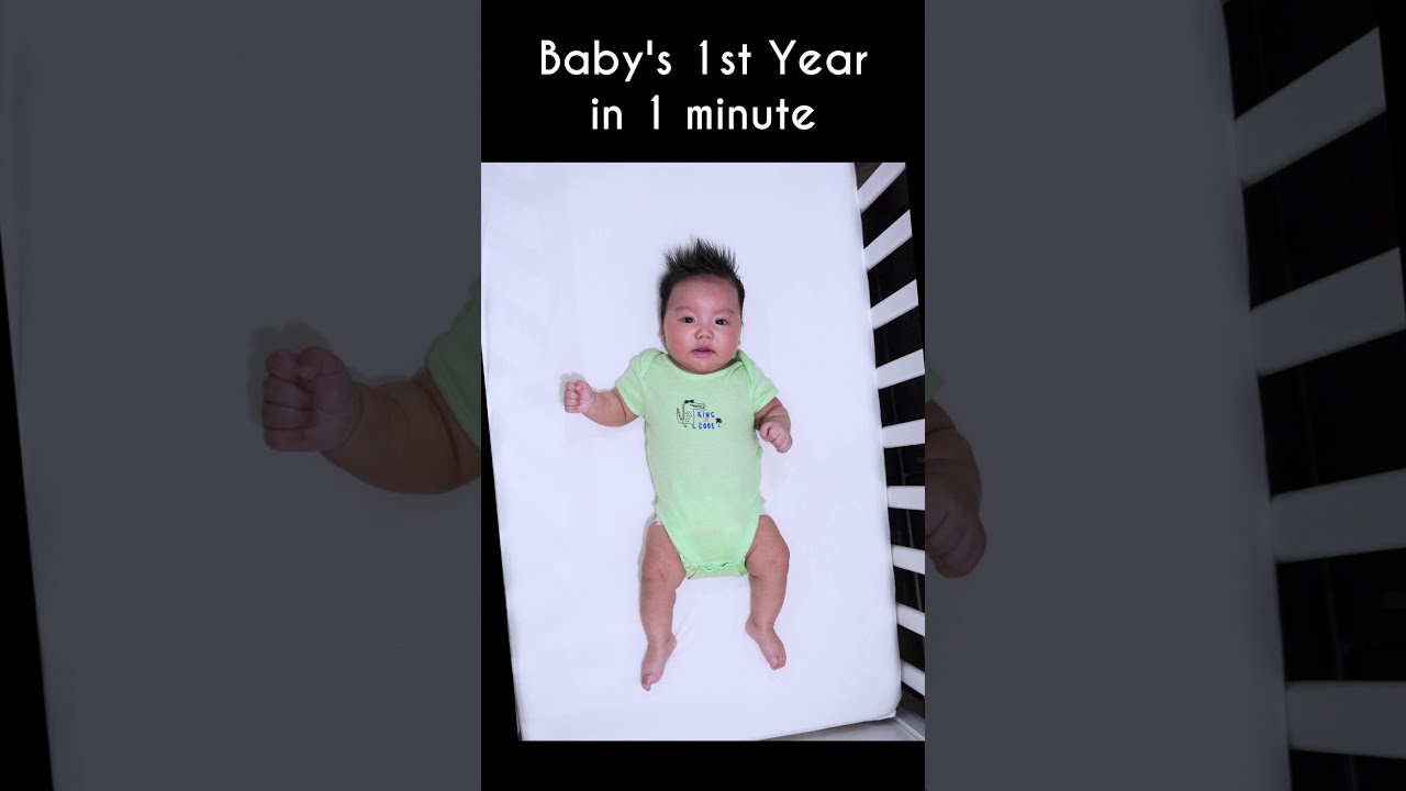 I took a photo of my baby every day for a year #shorts