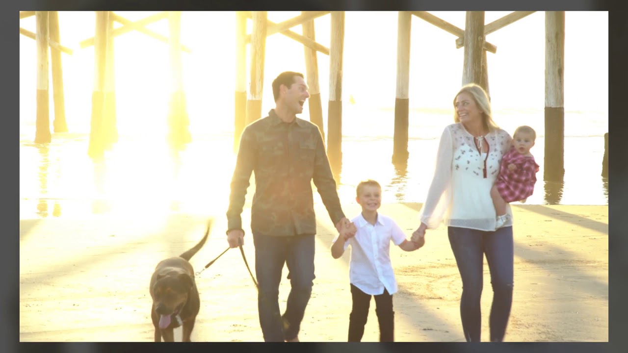 Newport Beach Pier Family Portrait Photography Session