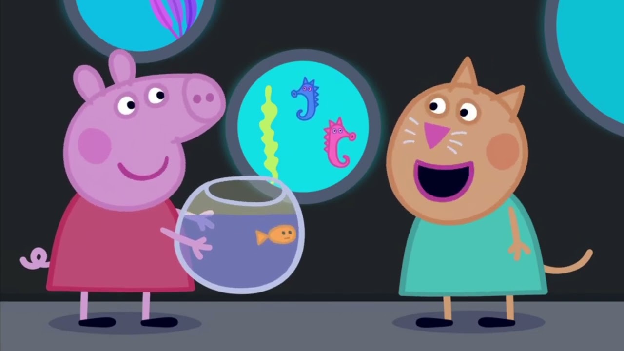 Peppa Pig Visits Aquarium |  Peppa Pig Cartoons for Kids