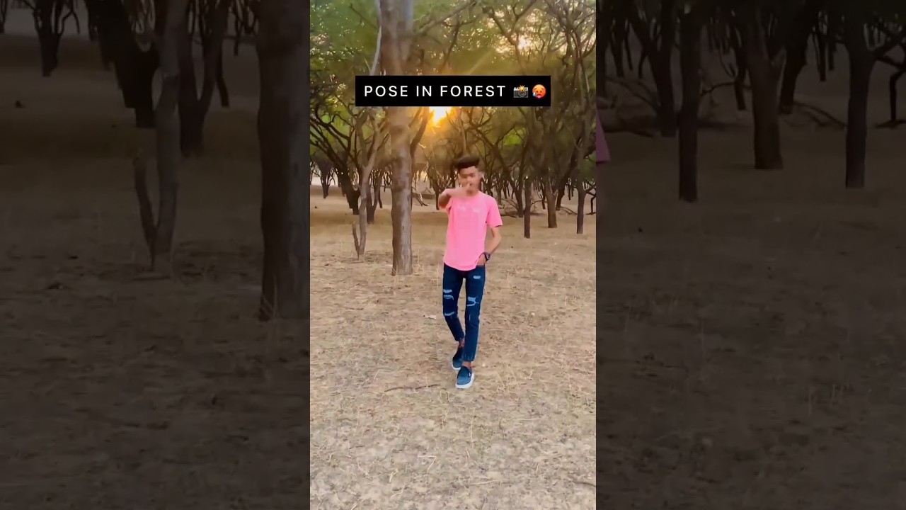 Pose In Forest 📸 in photography ||#viralshort #shorts #uxdpictures #viral #short