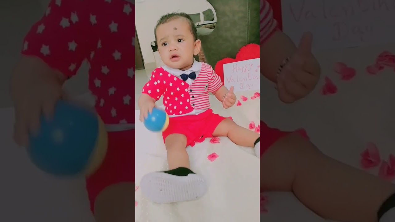 Valentine's day special ❤️🥰. baby valentine photoshoot ❣️😘. #shorts