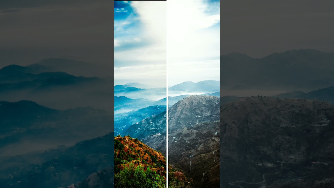 power of colour grading Before🎭After (Transition )| #youtube #shorts #photography #lightroom #nature