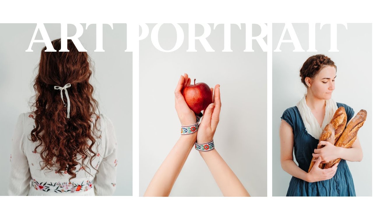 ART PORTRAIT photography at home – Little Women Inspired Photoshoot