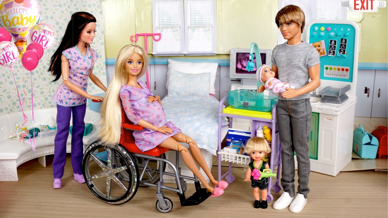 Barbie & Ken Family Have a New Baby Story – Titi Toys