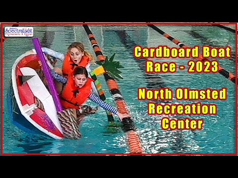 Cardboard Boat Race – 2023 – North Olmsted Recreation Center | Video by SpectraLight-Photography