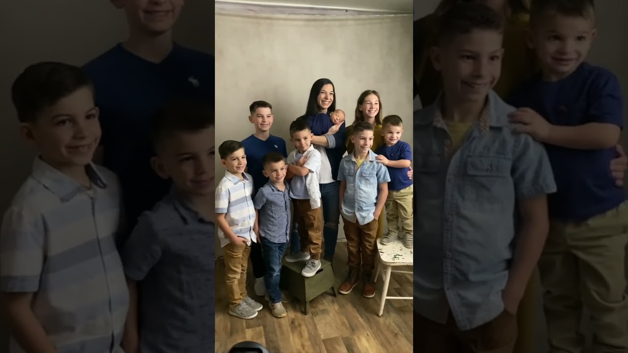 How to do Family Pictures with Large Family #short