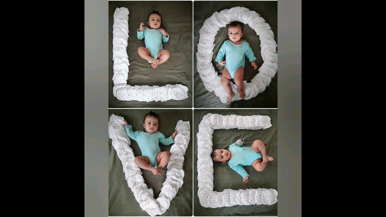 Love theme baby photoshoot ideas ❤ Diaper photoshoot😇 #shorts #lovetheme #babyphotography