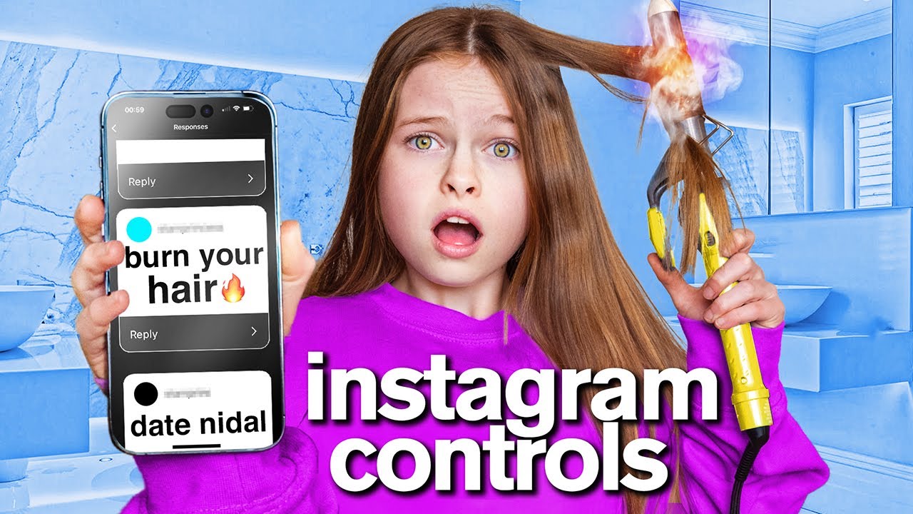 My Daughter's New Morning Routine *Instagram Controls*