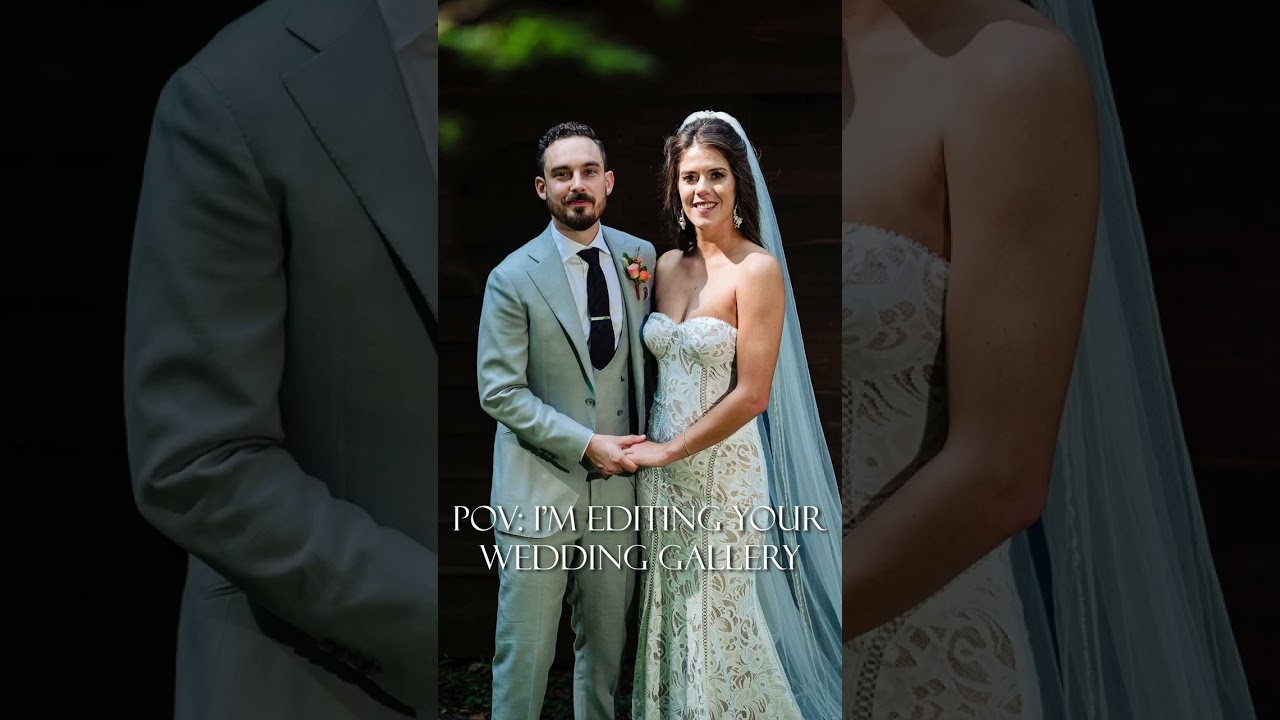 POV: I'm editing your wedding gallery #photography #weddingphotography #weddingphotographer #photo