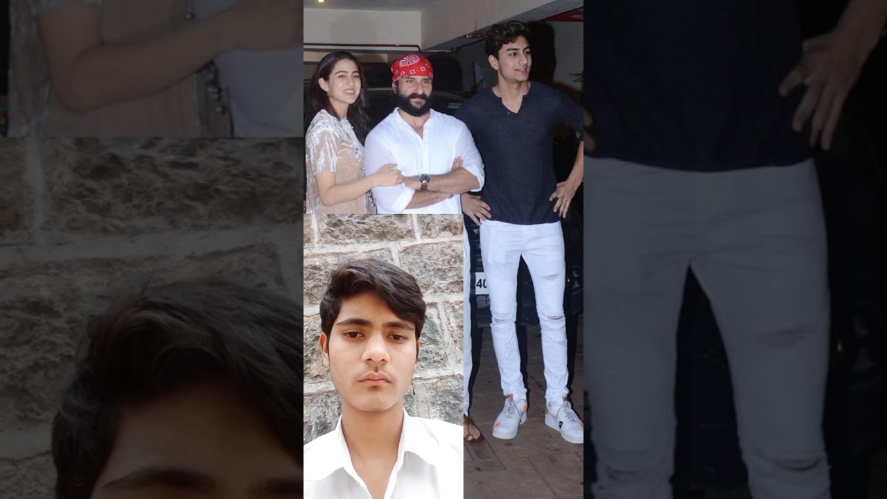 Saif Ali Khan Son and family ❤️ #shorts