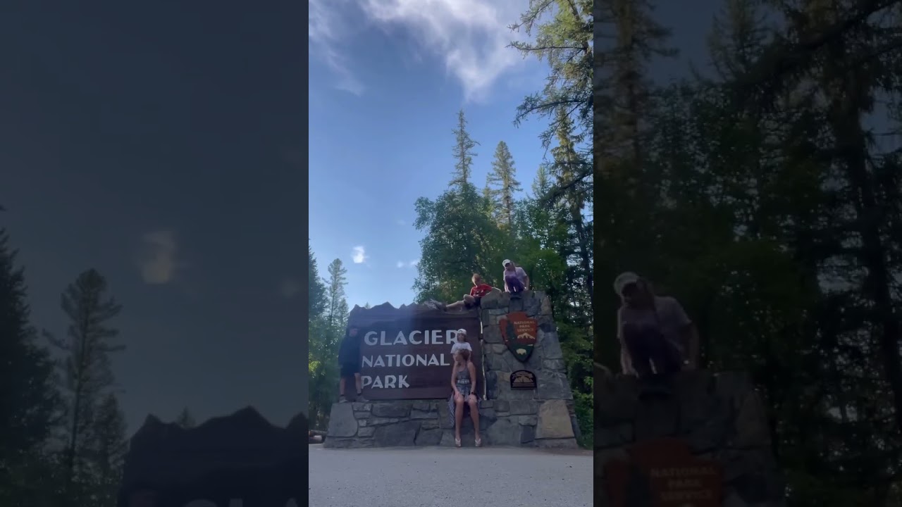 📸  What it’s like to take a picture of a family of 6.  #familyphotography #glaciernationalpark
