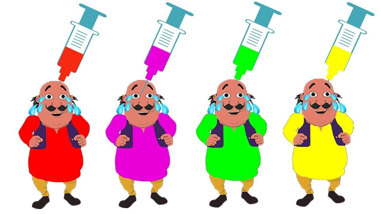 colors with Motu and Injection for Children _ Motu Crying _ Finger Family