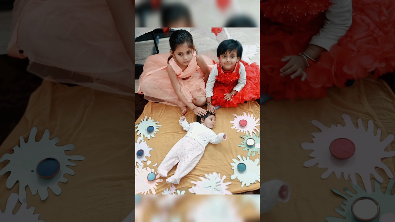 diy holi baby photography idea at home #viral #shortsfeed #diy #photography #shortsvideo #ytshorts