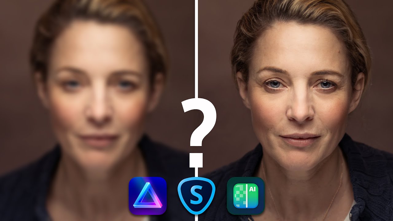 BEST software for FIXING BLURRED / OUT OF FOCUS portraits
