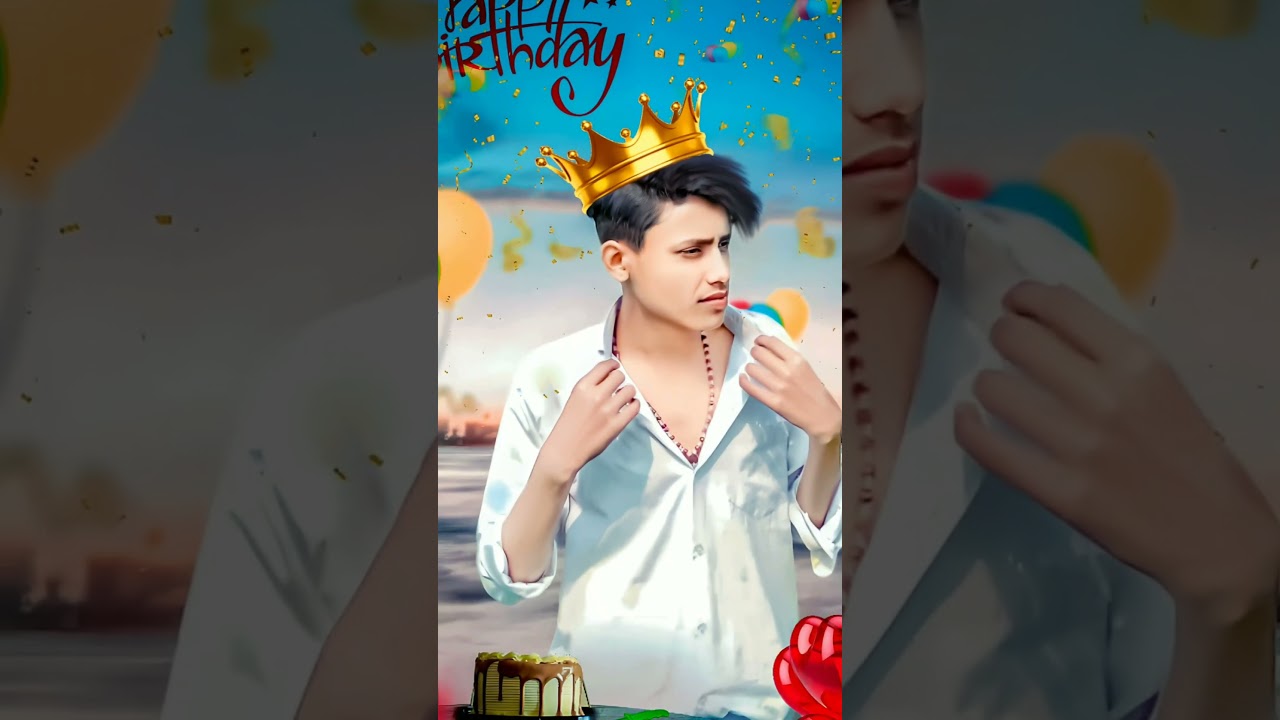 Birthday photo editing #short # shorts #trending #trendingshorts #shorts #birthday
