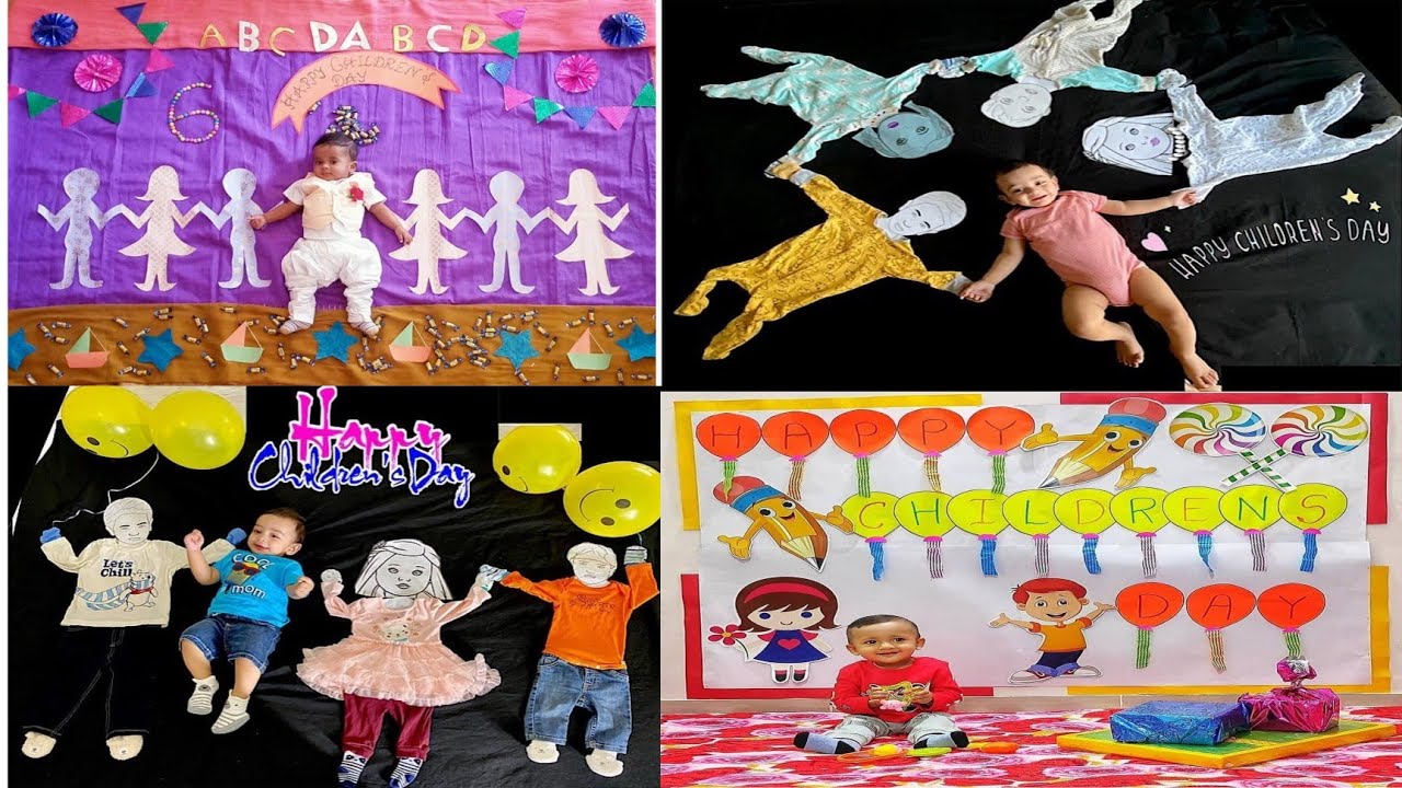 Children's day theme baby photoshoot| Nov 14th theme baby photoshoot| Childrens day baby photoshoot