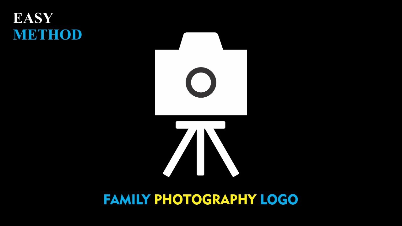 Family Photography Logo Design In Adobe Illustrator Tutorial || With Zakki Graphics ||