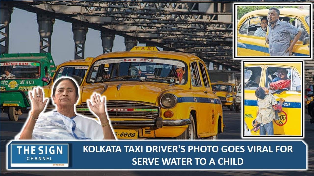 Kolkata taxi driver's photo goes viral for serve water to a child