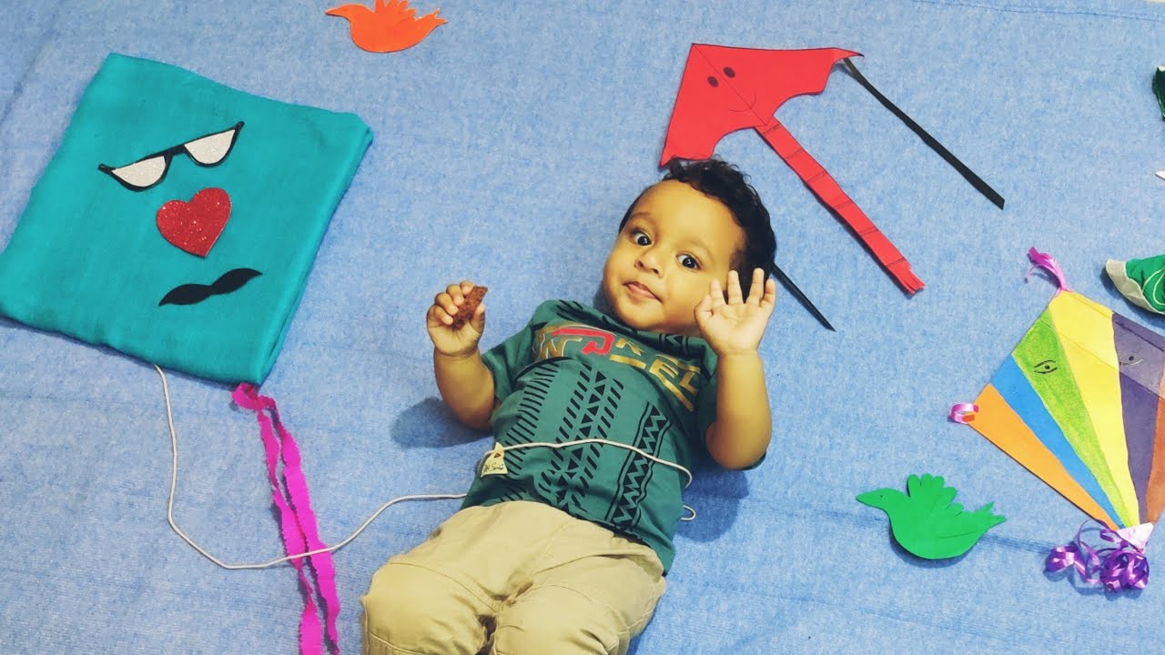 Makar Sankranti Theme Baby Photoshoot | Kite Festival Theme |Uttarayan| Pongal Theme Baby Photoshoot
