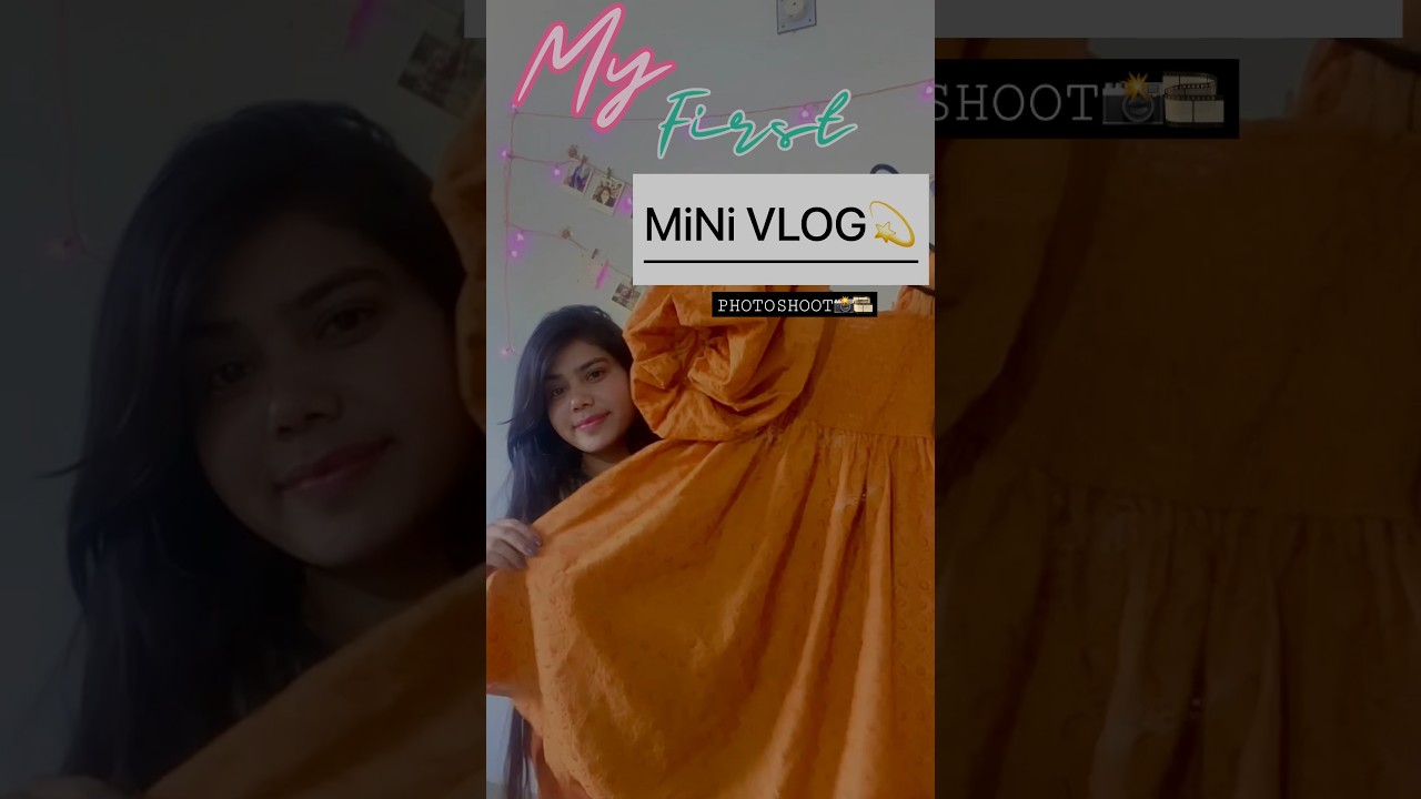 My First MiNi VLOG🫶!PhotoShoot🎞️📸#shorts #short #youtubeshorts #ashortaday #minivlog #photography