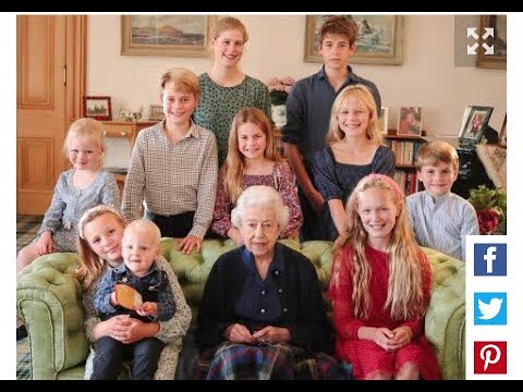 New photo of late Queen and her great-grand children released